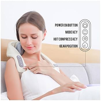 Electric Neck Shoulder Pain Relief Machine | Heated Massage