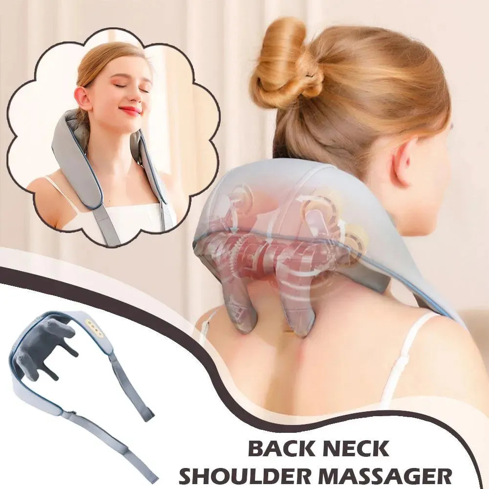 Electric Neck Shoulder Pain Relief Machine | Heated Massage
